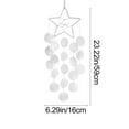 thumbnail image 3 of Usloyux under $5 Star Wind Chime, Star and Seashell Wind Chime Dreamcatcher Ornament, Woven Hanging Decor for Home Bedroom, Bohemian Style Room Decoration, 3 of 7