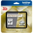 thumbnail image 1 of Genuine Brother 1/2" (12mm) Gold on Glitter White TZe P-touch Tape for Brother PT-H101C, PTH101C Label Maker, 1 of 1