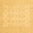 thumbnail image 1 of Ahgly Company Indoor Square Oriental Brown Traditional Area Rugs, 7' Square, 1 of 4