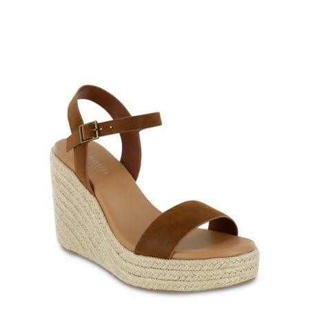 

ELOQUII Elements Women s Wide Width Raffia Wedge