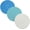 Blue, variant on Kitchen Pot Holders Set Trivets Set 100% Pure Cotton Thread Weave Hot Pot Holders Set (Set of 3) Stylish Coasters, Hot Pads, Hot Mats, Spoon Rest for Cooking and Baking by Diameter 7 Inches (Blue)