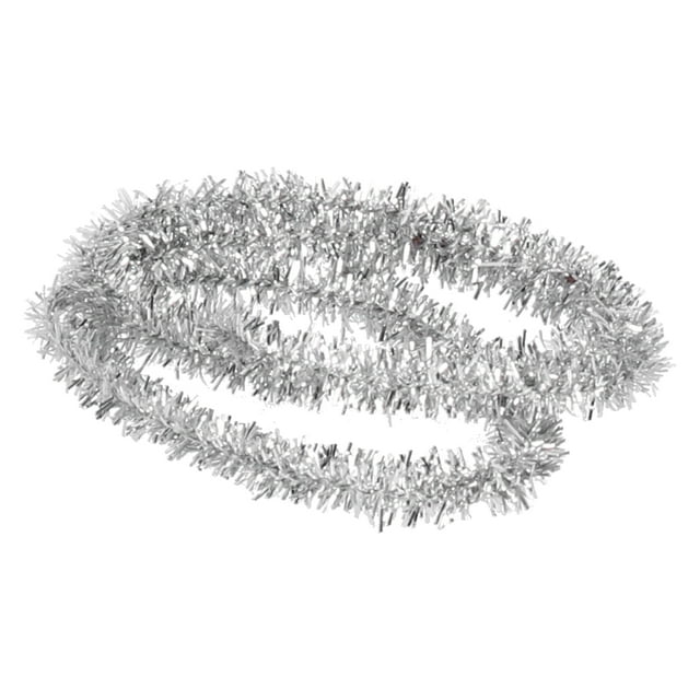 Guirnalda metálica, casa de muecas en miniatura de 45 cm Oropel de Navidad DIY reutilizable para el hogar para la interacción entre padres e hijos,Casa de muecas Tinsel Ribbon Dollhouse Tinsel Metalli