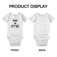 thumbnail image 3 of Dad is Epic Cute Baby Bodysuit Unisex, 3 of 5