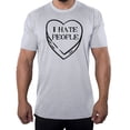 thumbnail image 1 of I Hate Valentine's Day shirts, Men Crew Neck T-Shirts Stupid Cupid Graphic Tee - I Hate People, 1 of 1