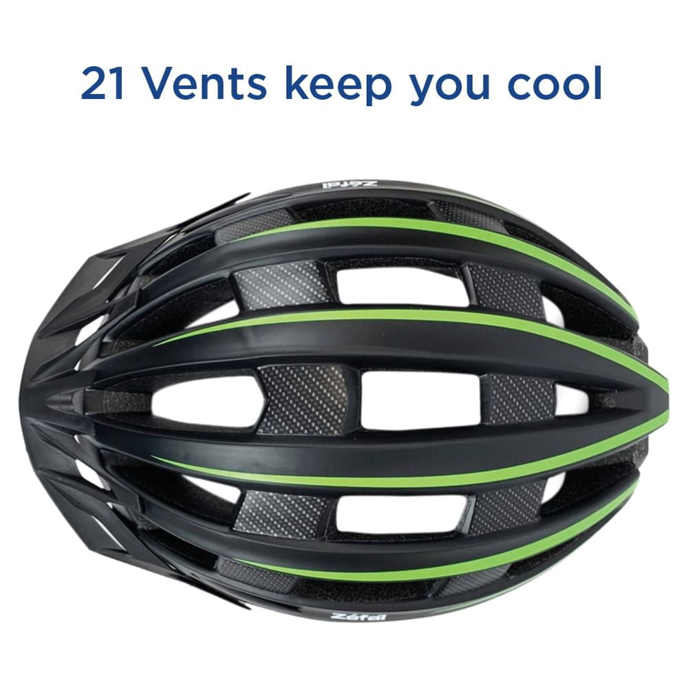 Zefal Light-Up Bike Helmet (Universal Dial Fit, Ages 14+, Unisex)