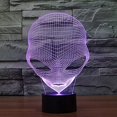 thumbnail image 6 of LINLIN 3D Alien Illusion LED Night Light,7 Colors Gradual Changing Optical Illusion Acrylic Lamp USB Touch Bedside Table Lamp for Holiday Gifts or Home Decorations, 6 of 9