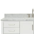thumbnail image 4 of Ariel S061SCW2RVOWHT Magnolia 60" Free Standing Single Basin Vanity Set - White, 4 of 7