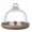 cake stand with lid, variant on 4-inch Wooden Rotating Cake Stand with Glass Dome Lid, Round Cake Plate for Serving, Cakes Dessert Holder Turntable Server Platter with Dome