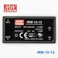thumbnail image 3 of Mean Well IRM-15-12 Switching Power Supply 15W 12V 1.25A - Encapsulated, 3 of 5