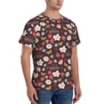 thumbnail image 2 of Bixox Men's To The Best Mom Printed Short Sleeve Skinny Athletic T-Shirt, 2 of 6
