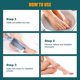 thumbnail image 5 of Lima para pies, 2 unidades de removedor de callos de pedicura de acero inoxidable para pies, herramientas de cuidado para pedicura para pies secos y mojados, 5 of 6