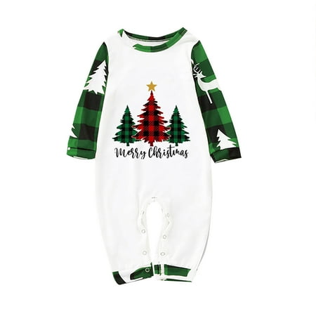 

DNDKILG Matching Family Christmas Pajamas Xmas Pajamas for Women Baby 9 Months