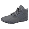 thumbnail image 2 of AUDeals Winter Barefoot Hiking Boots, Warm Zero Drop Snow Shoes with Wide Toe Box and Waterproof Comfort for Outdoor Use (Dark Gray, 12), 2 of 4