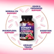 Probiotics for Women - Probiotic Blend 100 Billion CFU Per Serving - Womens Probiotic for Targeted Vaginal & Digestive Health Support - 16 Strains, Cranberry, Prebiotics - Bottled USA - 60 Capsules