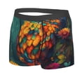 thumbnail image 2 of Balery Colorful Owl Forest Men's Boxer Briefs, Soft and Breathable Cotton Underwear with nylon Waistband-X-Large, 2 of 9