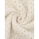 thumbnail image 5 of INSPIRAR CHIC Blusas de Verano de Manga Corta con Cuello Redondo y Diseño Calado para Mujeres M Beige, 5 of 6
