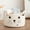 white, variant on Woven Cat-Ear Storage Basket 8.3″×4.7″ – Cotton Rope Pet Toy Bins & Storage Organizer for Cats & Dogs, Cute Nursery & Home Décor