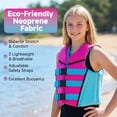 thumbnail image 3 of Kids Swim Vest Life Jacket Youth,Adjustable Flotation Buoyancy Swimsuit Trainer Vests,Swimming Aid Jacket for Boys Girls,Kayaking Fishing Sailing,Fit for 50-125 lbs, 3 of 11
