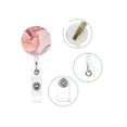 thumbnail image 3 of Badge ID Card Holder Universal Dress Fixation Convenient Hanging Decor Name Cards Clip Clothing Accessory Dressing Pendant Fixing Clips Ornaments Pink, 3 of 8
