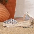 thumbnail image 7 of Sandals Women Comfortable Wedge Gladiator Closed Toe Ankle Straps Espadrille Sandals Casual Beach Vacation Essentials Slides for Women Footwear, 7 of 7