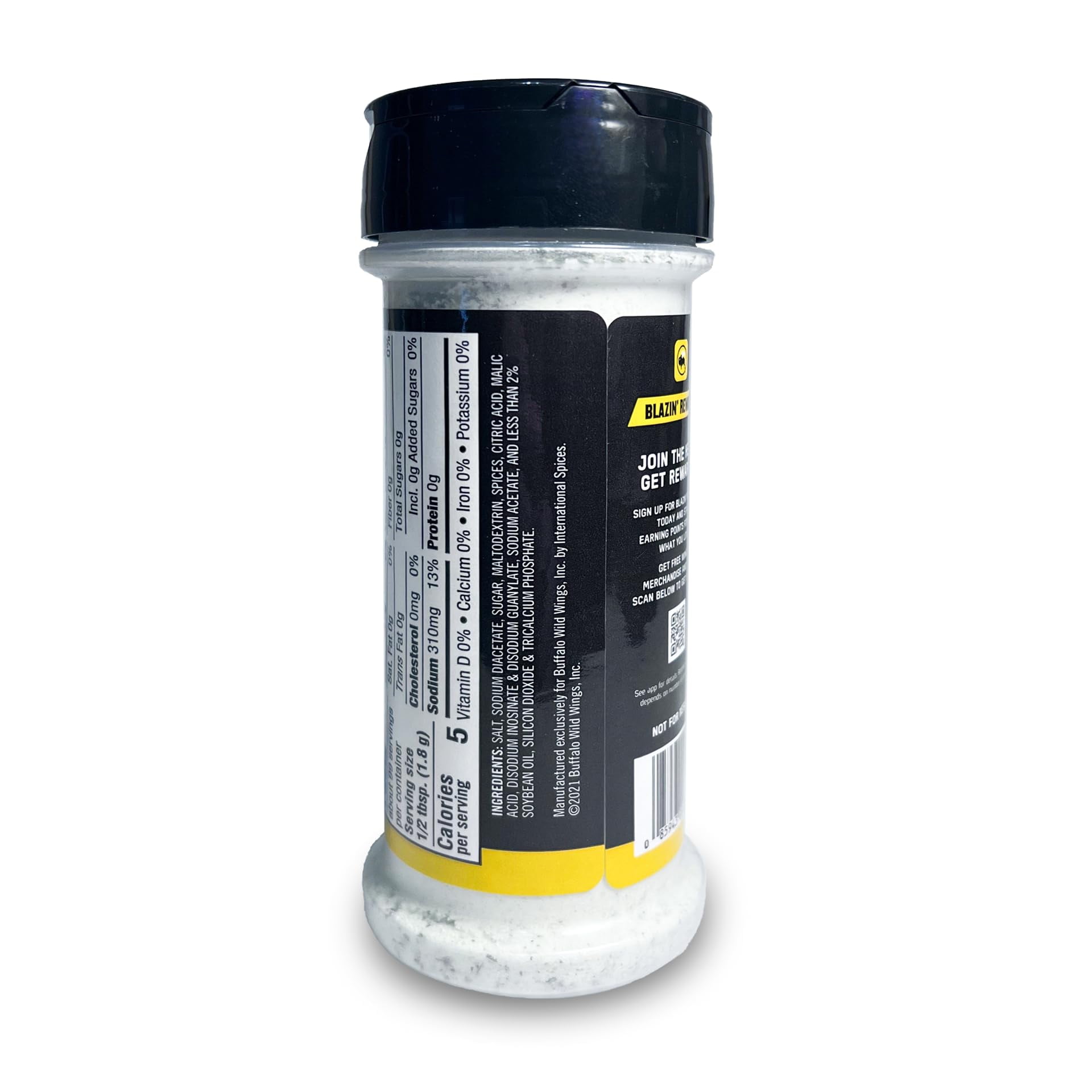 Buffalo Wild Wings Seasoning (Salt & Vinegar), 6.3 Ounce C51