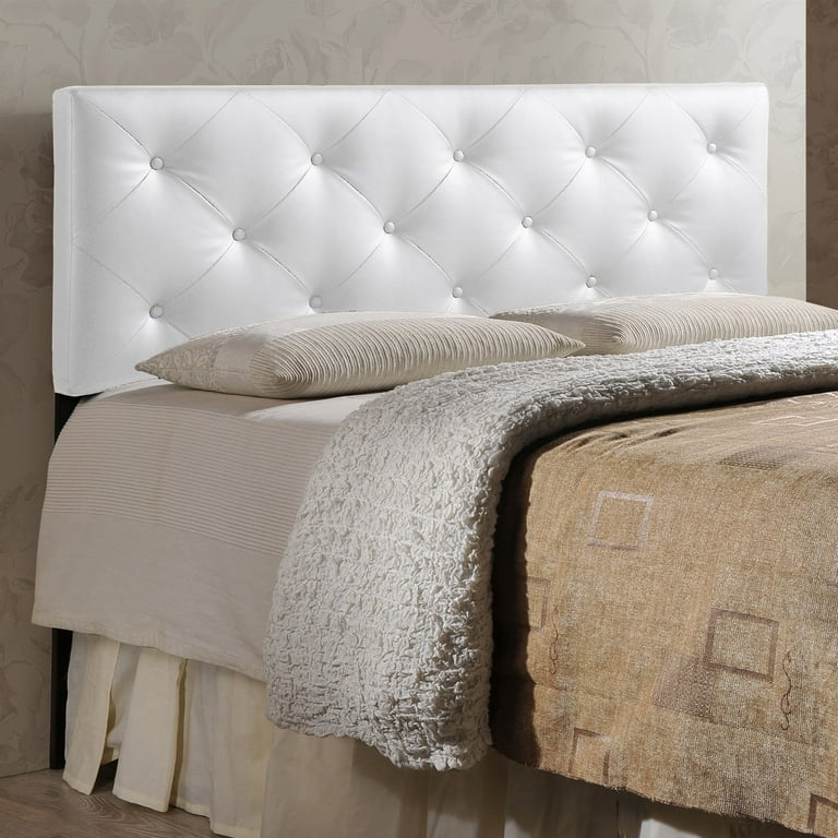 Baxton Studio Baltimore Upholstered Headboard Queen White