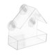 thumbnail image 4 of Comedero para pájaros con ventana transparente, comedero para pájaros para exteriores, resistente y con succión mejorada. Sin tira de goma, 4 of 9