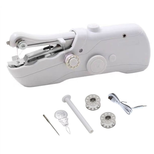 Máquina Coser Mano Mini Reparación Ropa Eléctrica (con Cable) Blanco