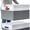White with Grey-Jumbo Large -2Pack, variant on 2 Pack Extra Large Blanket Storage Baskets With Lids 22"x16"x12" Closet Organizers Bins For Clothes Towel/ Box Lid Handles/ Stackable Decorative Fabric Living Room