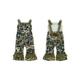 thumbnail image 2 of BemeyourBBs Baby Girls Camouflage Outfit Toddler Girls Cami Jumpsuit Sleeveless Suspender Flared Pants Overalls, 2 of 9