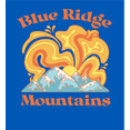 thumbnail image 2 of Adventure Society Blue Ridge Mountains Men's Blue Crew Neck Short Sleeve Tee-XS, 2 of 2