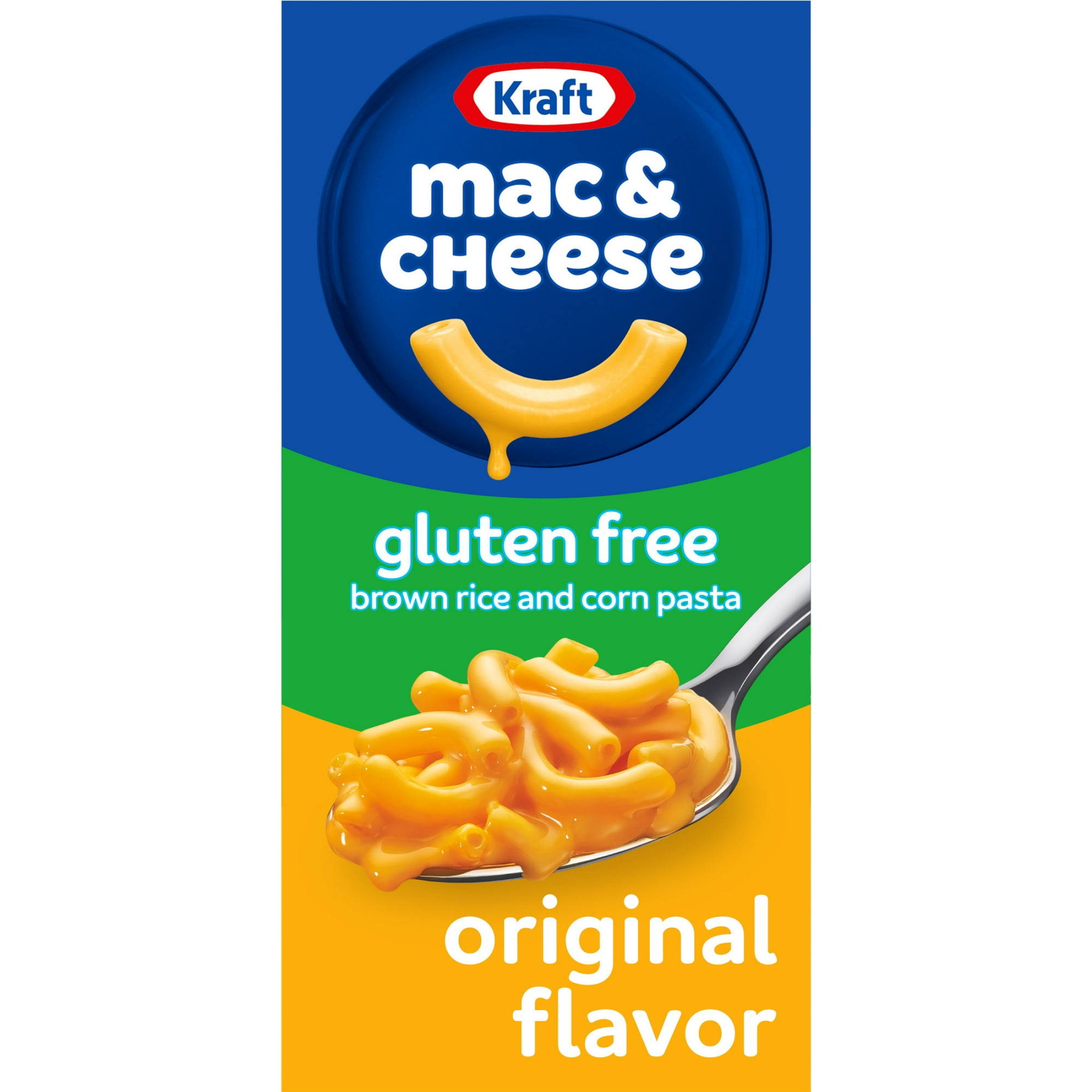 Kraft Gluten Free Mac and Cheese, Brown Rice and Corn Pasta, 1 Box, for Easy Dinner or Dinner Sides, Original Flavor, No Artificial Flavors, Preservatives or Dyes, 6 oz
