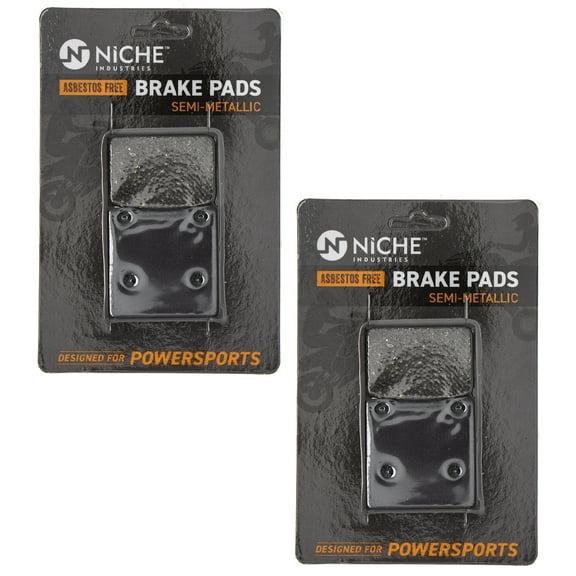 Niche Rear Brake Pad for Suzuki Hayabusa Semi-Metallic Motorcycle 2 Pack 519-KPA2368D