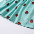 thumbnail image 4 of Robe Sans Manches à Volants Évasée en A pour Fillette, Robes d'Été pour Filles, Robe Imprimée Fraises pour Filles, Robes de Fête pour Filles, 4 of 8