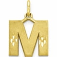 thumbnail image 1 of 10K Yellow Gold Initial M Charm Made In United States 10c768m, 1 of 6