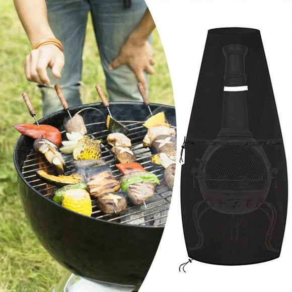 Cover for 25\\\" DIA Chiminea Fireplace Outdoor Patio Wood Burning Firepit Veranda