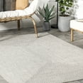 thumbnail image 5 of nuLOOM Wynn Braided Indoor/Outdoor Ivory 10' Casual Square Rug, 5 of 9