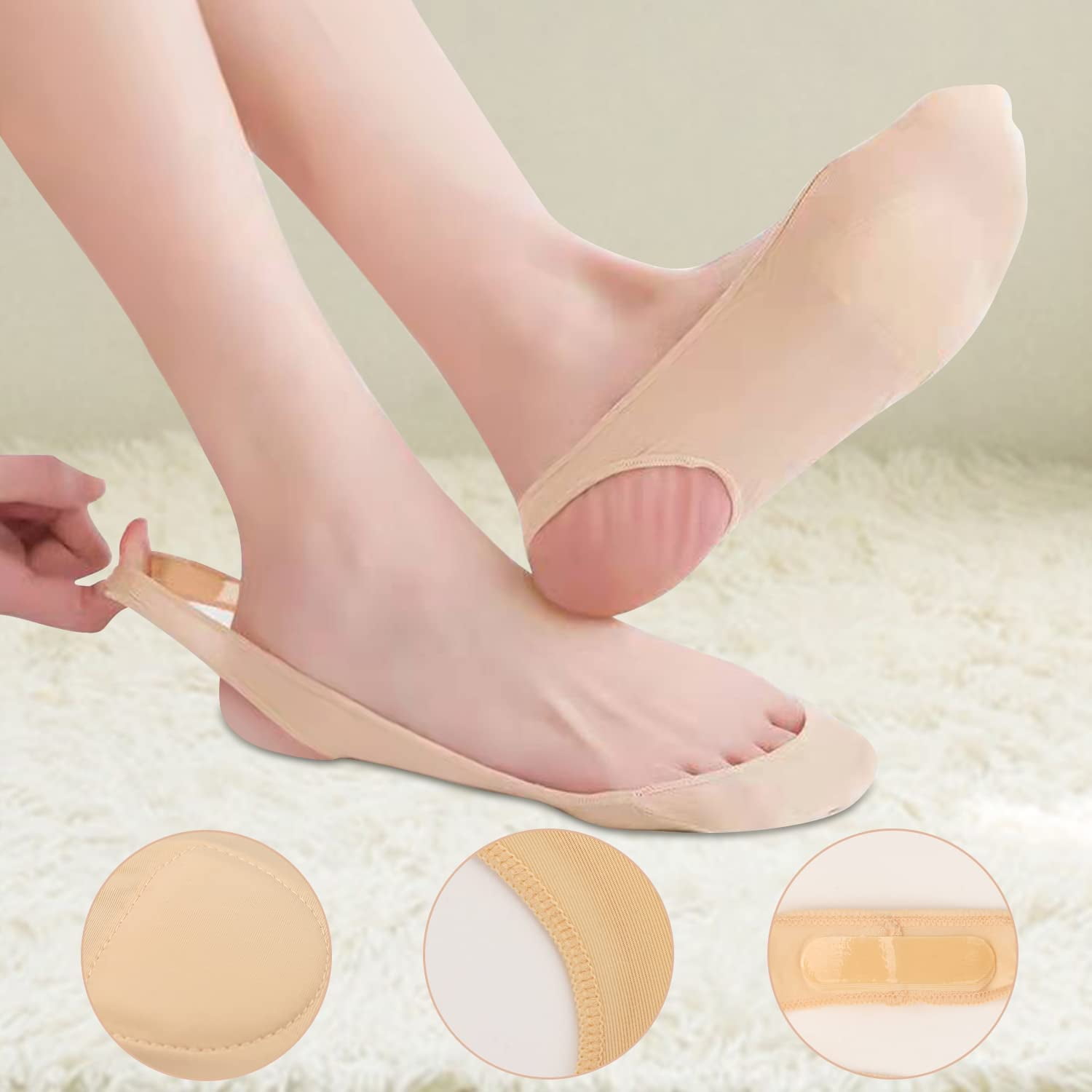 Amazon.com: Vented Moisturizing Gel Heel Socks, 3 Pairs Toeless Spa Sock  for Foot Care Treatment, Cracked Heels, Dry Feet, Foot Calluses (Black) :  Beauty & Personal Care