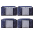thumbnail image 3 of TERGAYEE Large Storage Bags,Clothes Storage Bins Foldable Closet Organizer Storage Containers With Durable Handles Thick Fabric for Clothing,Blanket,Comforters,Bed, 3 of 3