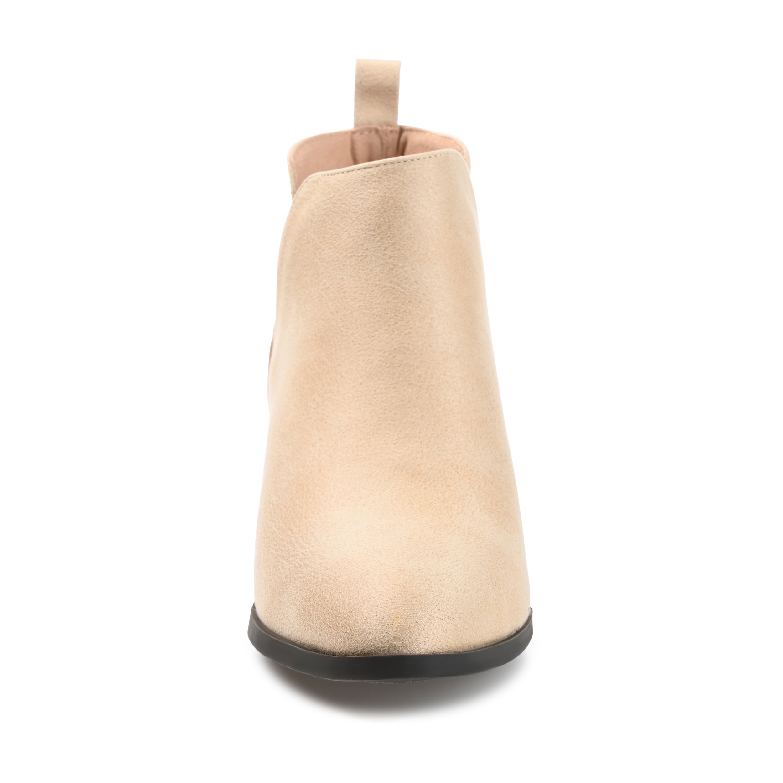 Journee Womens Lola Pull On Stacked Heel Booties, Widths Available