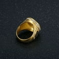 thumbnail image 3 of MayiaHey Bitcoin Sign Ring, Bling Money Sign Ring for Men, Gold Bit Coin Symbol Ring Iced Out Bitcoin Jewelry, Gold Money Luck Sign Ring Rock Money Symbol Ring Punk Initial Letter Ring, 3 of 6