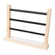 thumbnail image 2 of Earring Display Stand Expositor de Pendientes en Metal Y Madera Organizador de Joyas Soporte de Colgantes Estante Decorativo Adecuado para Tocador Sal Negro, 2 of 8