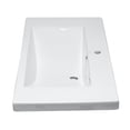 thumbnail image 5 of EAGO BH002 White Ceramic 40"x19" Rectangular Drop In Sink, 5 of 6