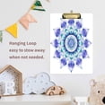 thumbnail image 4 of FORMRS Acrylic Clipboard with Low Profile Clip Standard A4 Letter Size, 12.5" x 9", Colorful Mandala, 4 of 8