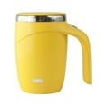 thumbnail image 2 of Self Stirring Mug - Rechargeable Automatic Magnetic Electric Coffee Mug, Rotating Cute Mixing Cup Tasse, To Stir Office/Kitchen/Travel/Home Coffee/Tea/Hot Chocolate/Milk-450 ml/15.2 oz(Yellow), 2 of 9