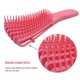 thumbnail image 4 of Detangler Brush for Natural Hair, Anti-Detangling Hair Brush for Straight And Curly Hair, Exfoliating Scalp Hair Brush for Women Girls, 4 of 5