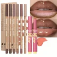 thumbnail image 4 of 7pcs Lip Makeup Matte Lip Liner Set + Lip Lipstick Matte Waterproof Long lasting Lipliner Pen Moisturizing Jelly Lipstick, 4 of 5