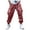 Red, variant on Casual Pants for Men Elastic Waist Jogger Sport Pants Drawstring Sports Trousers