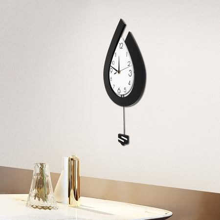 Modern Decorative Wall Clock Wall Clock Black White for Living Rooms, Bedrooms and Sitting Rooms