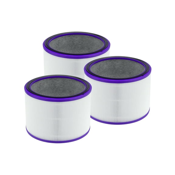 Nispira 2 in 1 HEPA Filter   Activated Carbon Filter Compatible with Dyson HP01, HP02, DP01 Pure Cool Link Desk & Pure Hot Air Purifiers. Compared to Evo Filter Part 968125-03. 3 Units